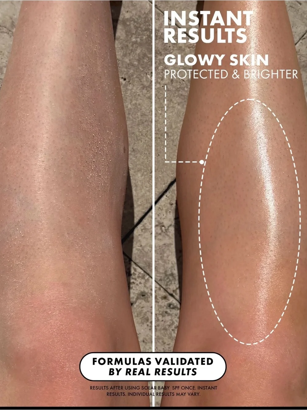TRULY Solar Baby Invisible Sunscreen Oil — Gold & Pink Accents